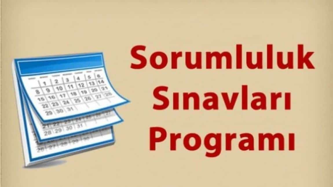 Sorumluluk Sınavları Eylül 2025 Programı